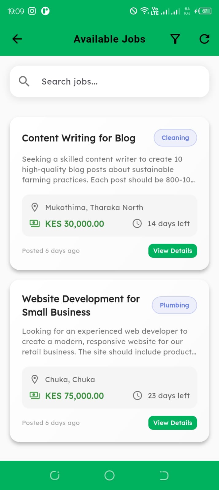 Job Listings